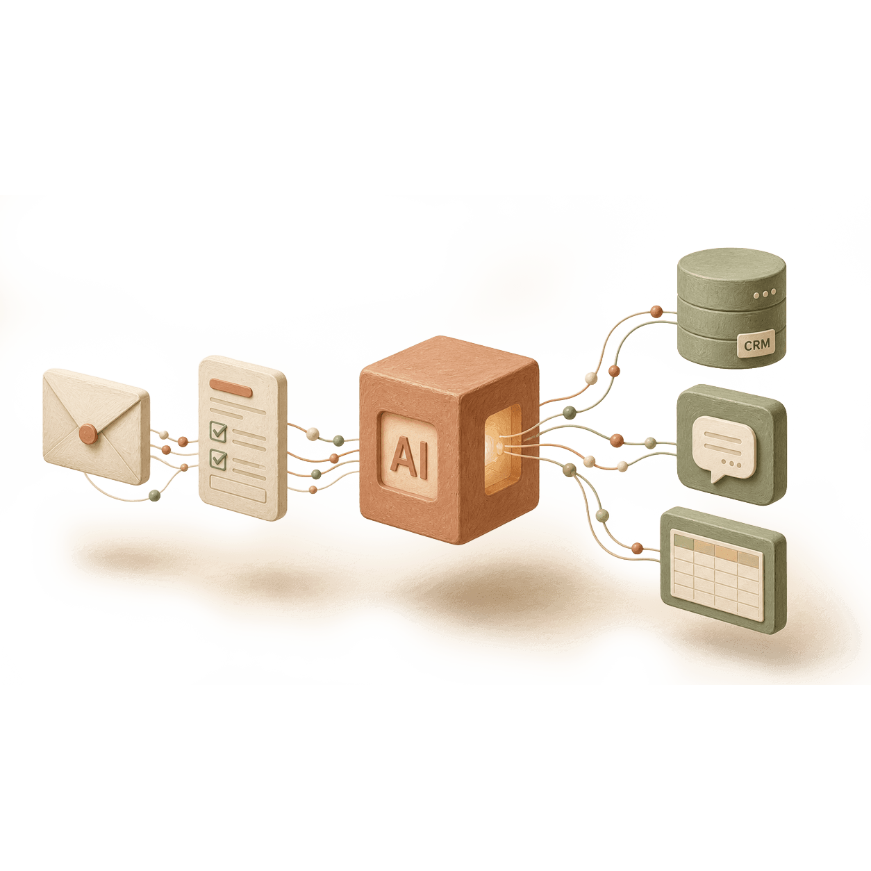 Workflow integrasjon med flere systemer